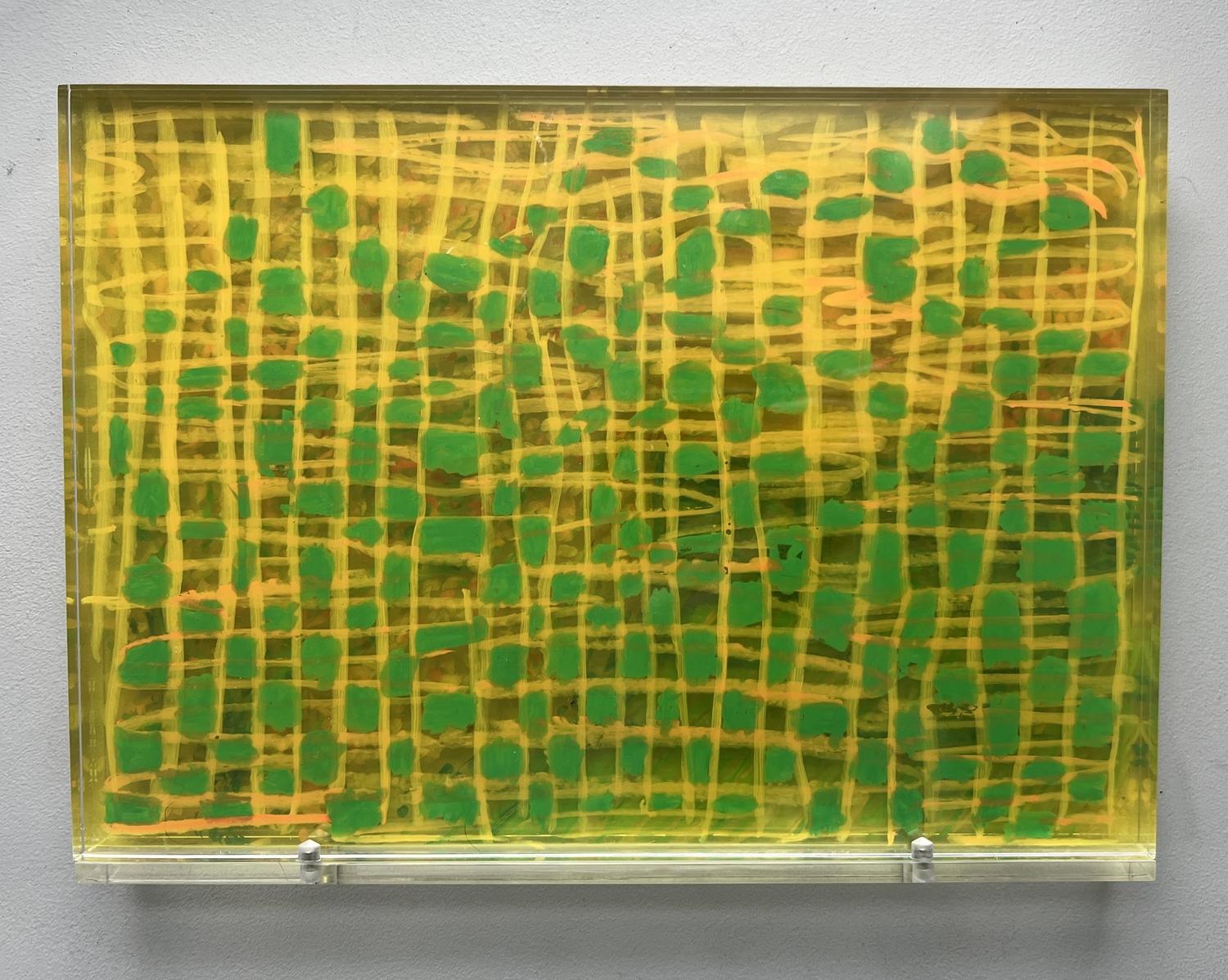 yellow acetate acrylic glass